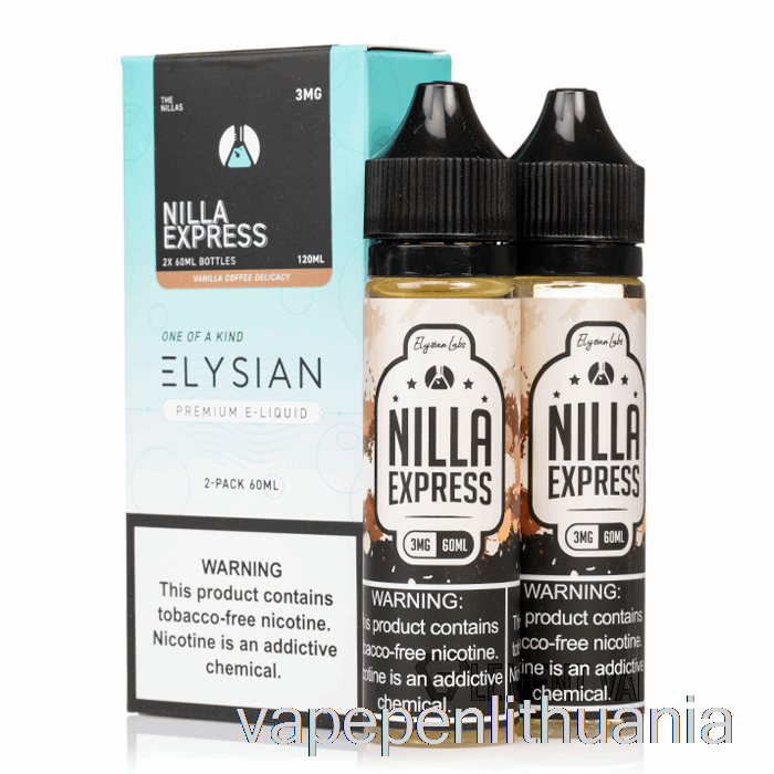 Nilla Express - Elysian Labs - 120ml 3mg Vape Skystis